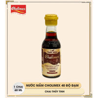 [Ưu đãi] Mua lốc 12 chai Nước mắm Cholimex 40 độ đạm 60ml tặng 1 chai Nước tương lên men Cholimex 700ml