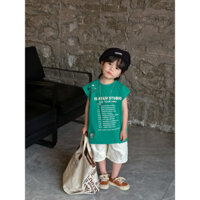 [Ưu đãi sản phẩm mới] Áo vest trẻ em mùa hè cho bé trai có lỗ, áo thun cotton không tay rộng rãi, phong cách cho trẻ em