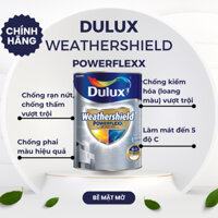[ƯU ĐÃI TẾT] Sơn nước ngoại thất siêu cao cấp DULUX WEATHERSHIELD POWERFLEXX - 5 LÍT