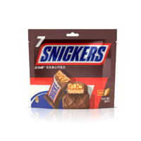 [Ưu đãi thời gian có hạn] Snickers Sôcôla có nhân 140g túi (20g*7) thanh năng lượng đóng gói