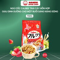 (ƯU ĐÃI XẢ KHO) Gói 700g Ngũ Cốc Trái Cây Calbee Nội Địa Nhật Giàu Dinh Dưỡng Cho Bữa Sáng - Maneki