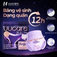 UUcare Quần Ngủ Ban Đêm Dành Cho Phụ Nữ – Hấp Thụ Tối Đa, Chống Tràn, Phù Hợp Đến 40-90kg bvs dạnglưới Women