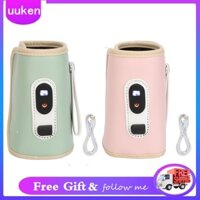 Uukendh Milk Bottle Warmer Bag with LCD Display 5 Speed Temperature Adjustable Waterproof USB Portable for All Bottles