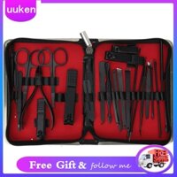 Uukendh Nail Scissors Grooming Kit Manicure Set Complete Beauty Professional 26pcs