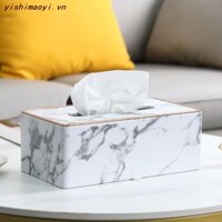 UUMIR 1 Hộp Đựng Khăn Giấy, Hộp Đựng Khăn Giấy Bằng Da PU, Hộp Kleenex Hình Chữ Nhật Dung Tích Lớn Có Phòng Tắm