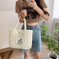 UUMIR 1 Túi Xách Tote Cỡ Lớn Thêu Hoa Màu Sắc Xinh Xắn Cho Mẹ Bỉm Sữa