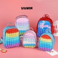 Uumir Ba lô trẻ em gặm nhấm Pioneer Fidget Toy Pop it Silicone Push Bubble