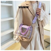 UUMIR Túi đeo chéo Túi đựng điện thoại nữ Túi xách trong suốt PVC