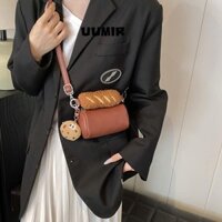 UUMIR Túi đeo vai UUMIR, Mặt dây chuyền sang trọng Túi đeo chéo có thể điều chỉnh, Túi xách da PU dễ thương Túi xách nữ