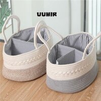 UUMIR Túi Đựng Bỉm Bằng cotton Đa Năng Tiện Dụng Mang Theo Du Lịch