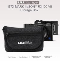 Uurig R014 Túi Đựng Bảo Vệ Xách Túi Cho Sony RX100 VII Canon G7X Mark III Điểm & Chụp phụ Kiện Máy Ảnh