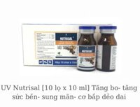 UV Nutrisal [ 10 lọ x 10ml] Gà đá tăng bo- Tăng sức bền, sung mãn- Cơ bắp dẻo dai
