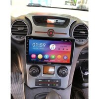 UY TÍN 166, Bộ màn hình OLED C2 lắp sim 4G cho xe CAREN, android 10. thu phát wifi, TIẾNG VIỆT,bản đồ Navitel