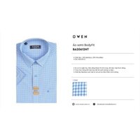 Uy Tín - OWEN - Áo sơ mi ngắn tay Owen vải sợi tre 20612 - Áo sơ mi nam Hot '
