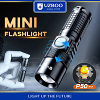 UZBOO đèn pin led mini Đèn Pin Siêu Sáng 1000M Chống Thấm Nước Có Thể Sạc Lại Tiện Dụng