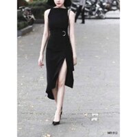 V012 Váy đầm xẻ tà sát nách dự tiệc, đám cưới đi chơi