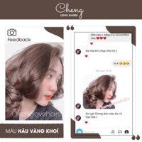 V1 QPEY Thuốc nhuộm tóc NÂU VÀNG KHÓI 31 V1