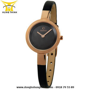 Đồng hồ nữ dây da Obaku V129LVNRN