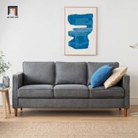 V3 Ghế sofa băng 3 chỗ ngồi BT201 Hana 2m xám lông chuột