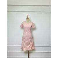 V3208 Váy ANN TAYLOR Hàng hiệu chính hãng thời trang nữ màu hồng size S Secondhand thanh lý ký gửi