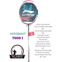 V3450 - Vợt Cầu Lông Lining Aeronaut 7000I PINK - Chính Hãng