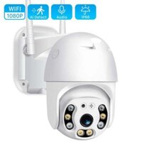 V380 1080P Camera An Ninh WIFI Ngoài Trời PTZ Tốc Độ Vòm IP Không Dây Camera Quan Sát Pan Nghiêng 4XZoom IR Giám Sát Mạng P2P CAM