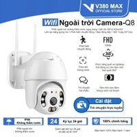 V380 MAX ngoài trời Camera An Ninh CCTV Pro 360 Độ 1080P FHD Máy ảnh WiFi IP-IP66 IR Chống Nước
