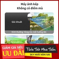 V380 PRO Camera Wifi 2 Mắt giám sát Ngoài Trời Không Dây Ip66 Thông Minh chống nước an toàn 5.0MP HD 1080P