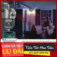 V380 PRO Camera Wifi 2 Mắt giám sát Ngoài Trời Không Dây Ip66 Thông Minh chống nước an toàn 5.0MP HD 1080P