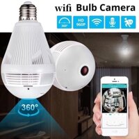 V380 PRO HD 360° Camera Giám Sát An Ninh Không Dây Hình Bóng Đèn Hồng Ngoại Kết Nối Wifi