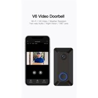 V6 Wifi Chuông cửa không dây thông minh 720p Video Camera lưu trữ đám mây chuông cửa Cam Chống Nư