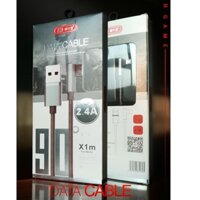 V8-Dây sạc điện thoại BYZ X1 Chuyên Game-Đầu sạc vuông, chữ L, cáp gập - Hàng Chính Hãng