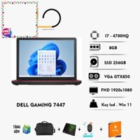 v8u Laptop Gaming Dell 7447 Core i7 Ram 8Gb Card Rời GTX850 Đồ Hoạ - Game mượt