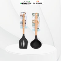 Vá Chiên, Vá Múc Canh Silicon La Fonte-Gỗ zelkova  từ Nhật Bản,Không làm trầy xước nồi hoặc chảo - primrose.33