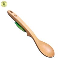 Vá Gỗ Oval 15 Muỗng Múc Canh Rau Oval Có Đế Chân 32 x 7.5 cm - Đồ Gỗ Nhà Bếp Thương Hiệu Trường Sơn