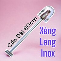 Vá inox dài 60cm, xẻng len đào đất chất lượng