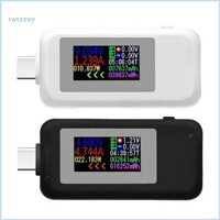 Va KWS-1902C Type-C USB Tester Màn hình màu Màn hình điện áp hiện tại Đồng hồ đo công suất