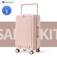 Va li giá trị cao va li kéo 20 inch 24 inch Hộp lên máy bay Dopamine Vali kéo mở nắp phía trước bánh xe xoay 360 độ