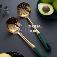 Vá Múc Canh Siêu Bền Cao Cấp Cán Xanh Lá Cổ Vịt Emerald (2 Mẫu)