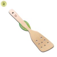 Vá Sạn Gỗ 03 Lỗ Dùng Chiên Xào Đảo Trở Thức Ăn - Đồ Gỗ Nhà Bếp Thương Hiệu Trường Sơn