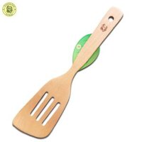 Vá Sạn Gỗ 04 Xẻng 3 Rảnh Sọc Dọc Dùng Để Chiên Xào Đảo Trở Thức Ăn - Đồ Gỗ Nhà Bếp Thương Hiệu Trường Sơn