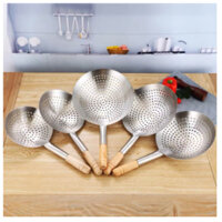 Vá xào lỗ cán gỗ dày 30 cm