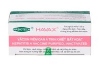 Vắc Xin HAVAX 0.5ML (Việt Nam) Phòng Bệnh Viêm Gan A