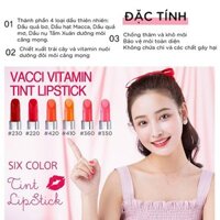 VACCI- SON VITAMIN DƯỠNG MÔI LÂU PHAI- VACCI TINT LIPSTICK HÀN QUỐC