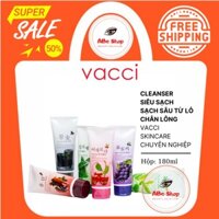 VACCI - SỮA RỬA MẶT THAN VACCI - TRẮNG DA TINH CHẤT THAN - CHARCOAL DAILY PURIFYING FOAM CLEANSING