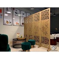 Vách ngăn bình phong, phân vùng không gian sang trọng