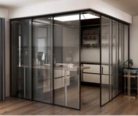 Vách Ngăn Nhôm Kính Cửa Lùa Deco CKD57