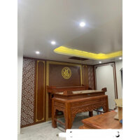 Vách ngăn phòng thờ mẫu sen cao cấp đục CNC ( Mẫu 30)