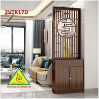 Vách ngăn tủ kệ phòng khách nhà bếp 2VTK17D - VĐ Smart Furrniture NỘI THẤT LẮP RÁP VIENDONGADV