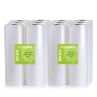 Vacuum Sealer Bags Roll 11x50 - Full Case 12 Rolls for Food Saver and Seal A Meal Vac Sealers Heavy Duty Commercial Grade BPA Free Sous Vide Vaccum...